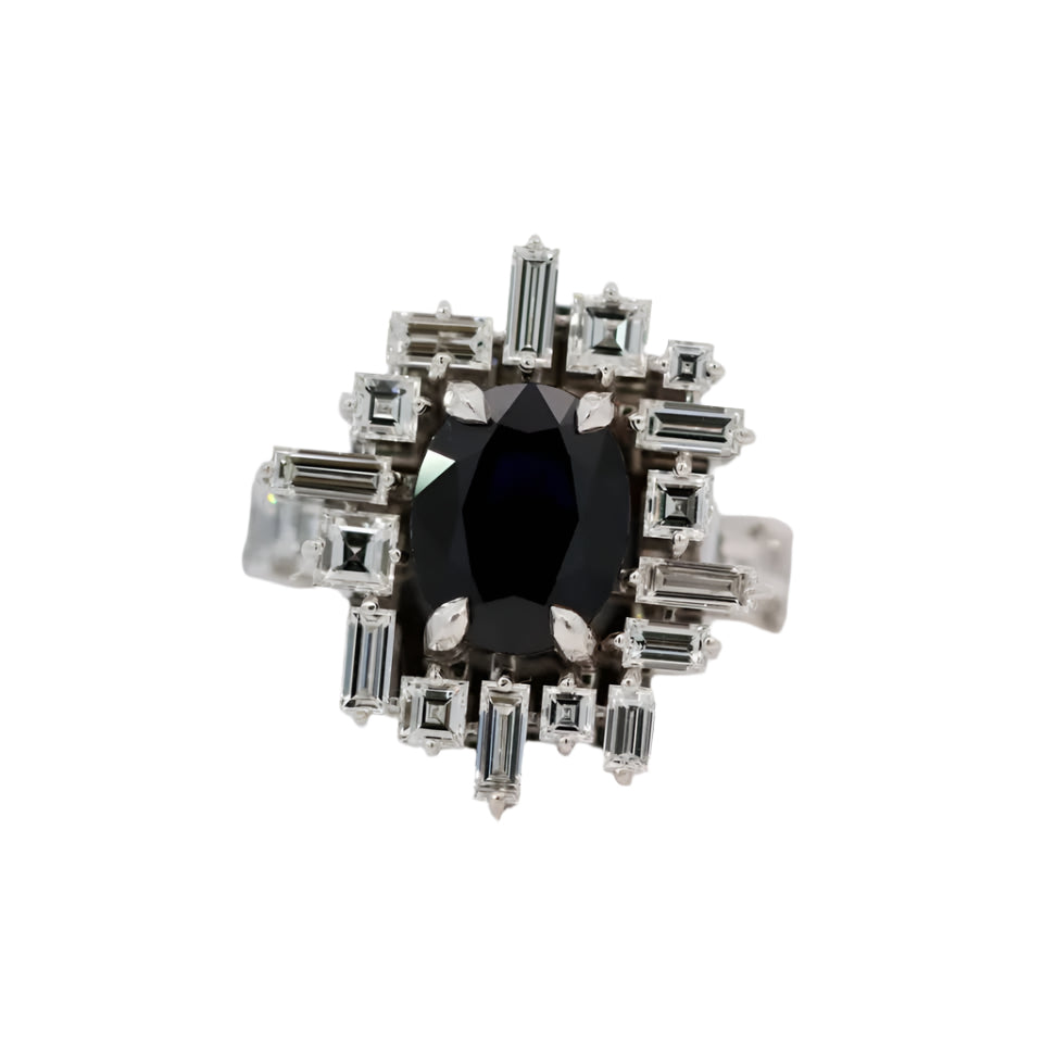 Canturi 'Stella' Ring - Australian Sapphire & VS Diamonds