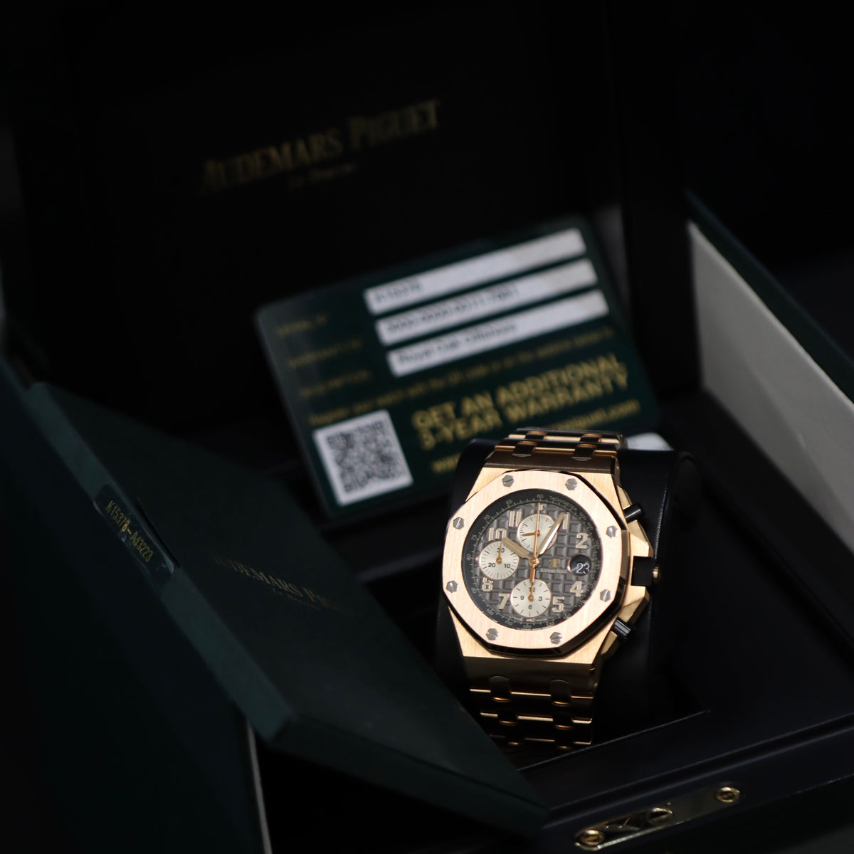 Audemars Piguet Offshore 'Brick' 18K Rose Gold - 26470OR - Full Set Box & Papers