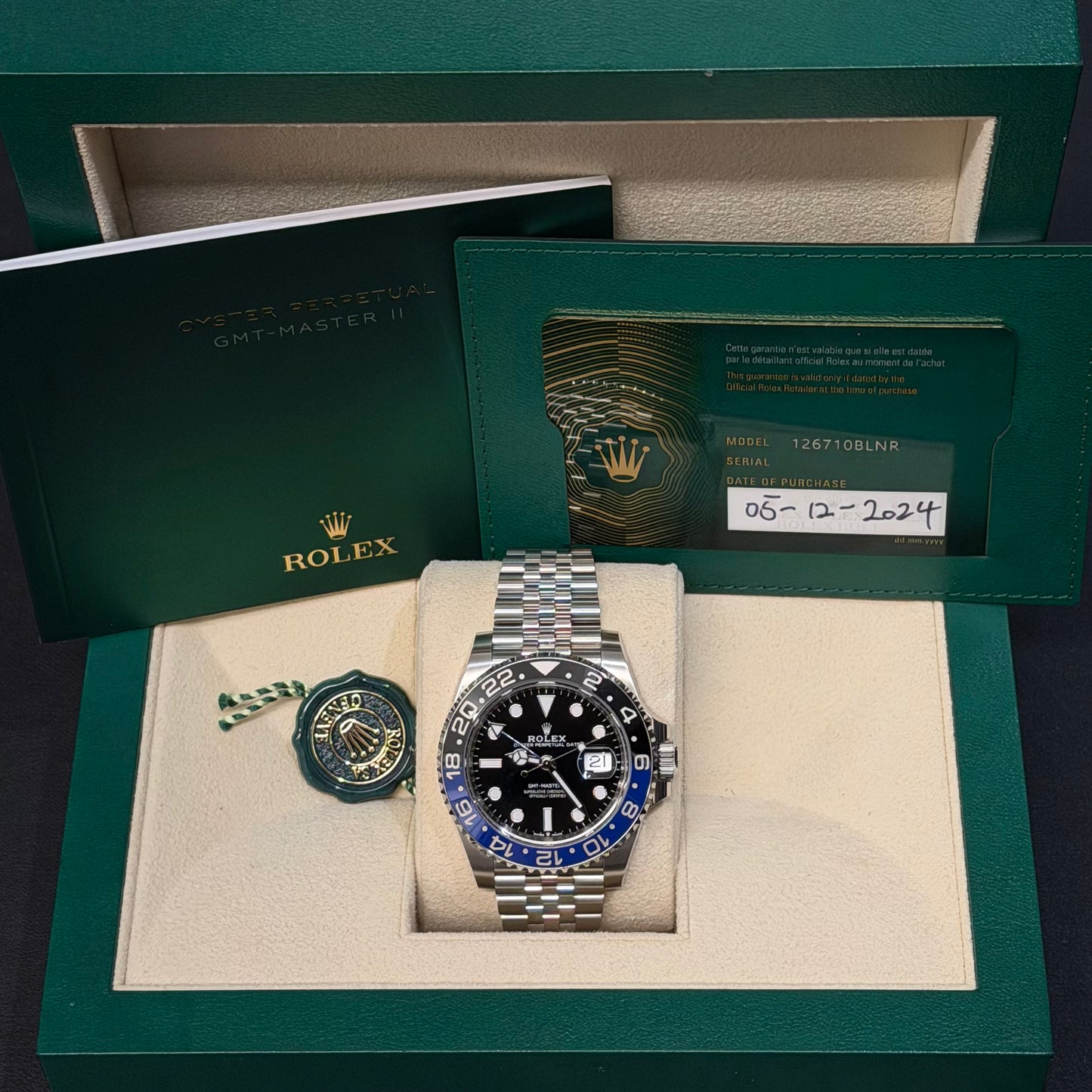2024 Rolex GMT-Master II - 126710BLNR - 'Batgirl'