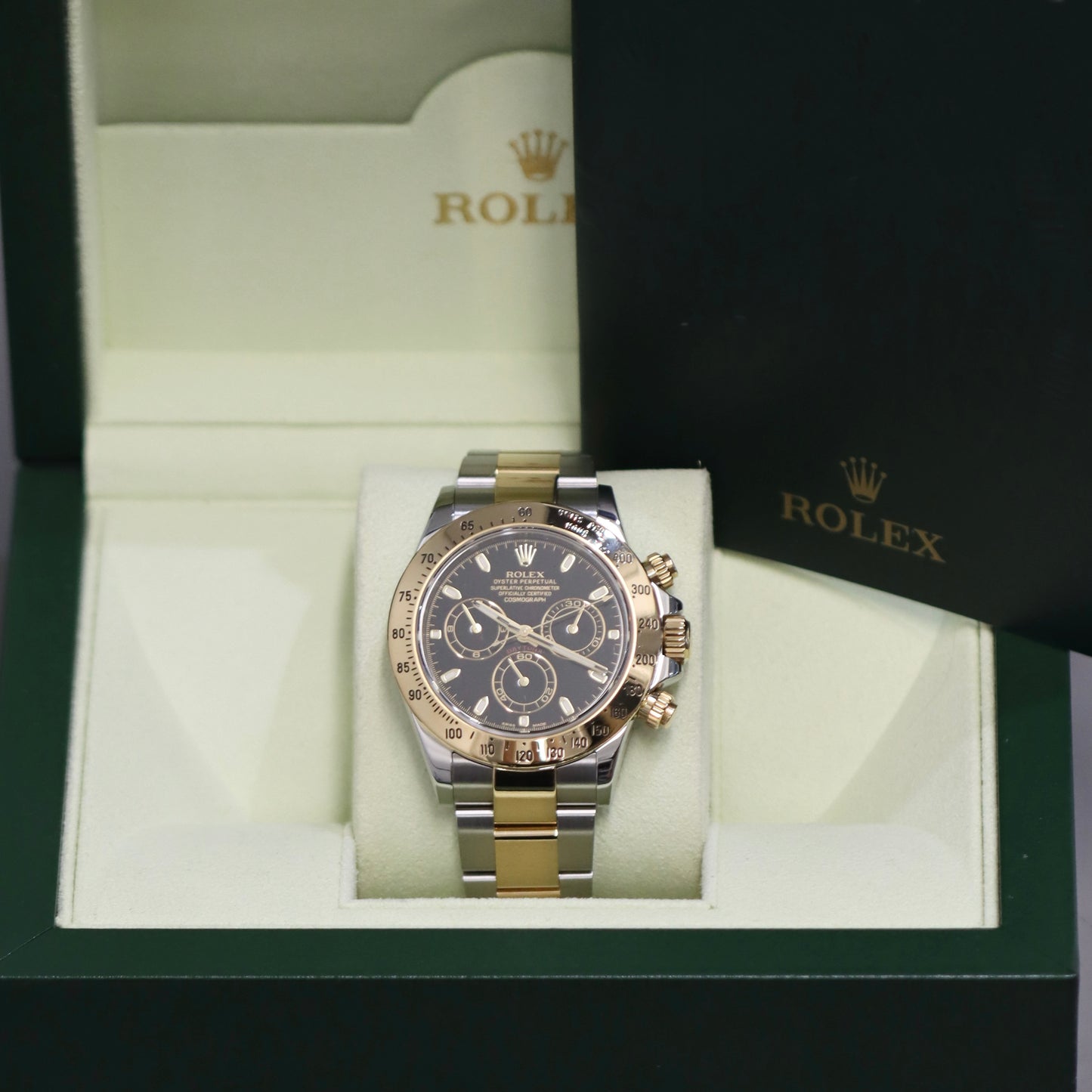 Rolex Daytona Cosmograph - 116523 - 18K Gold & Steel