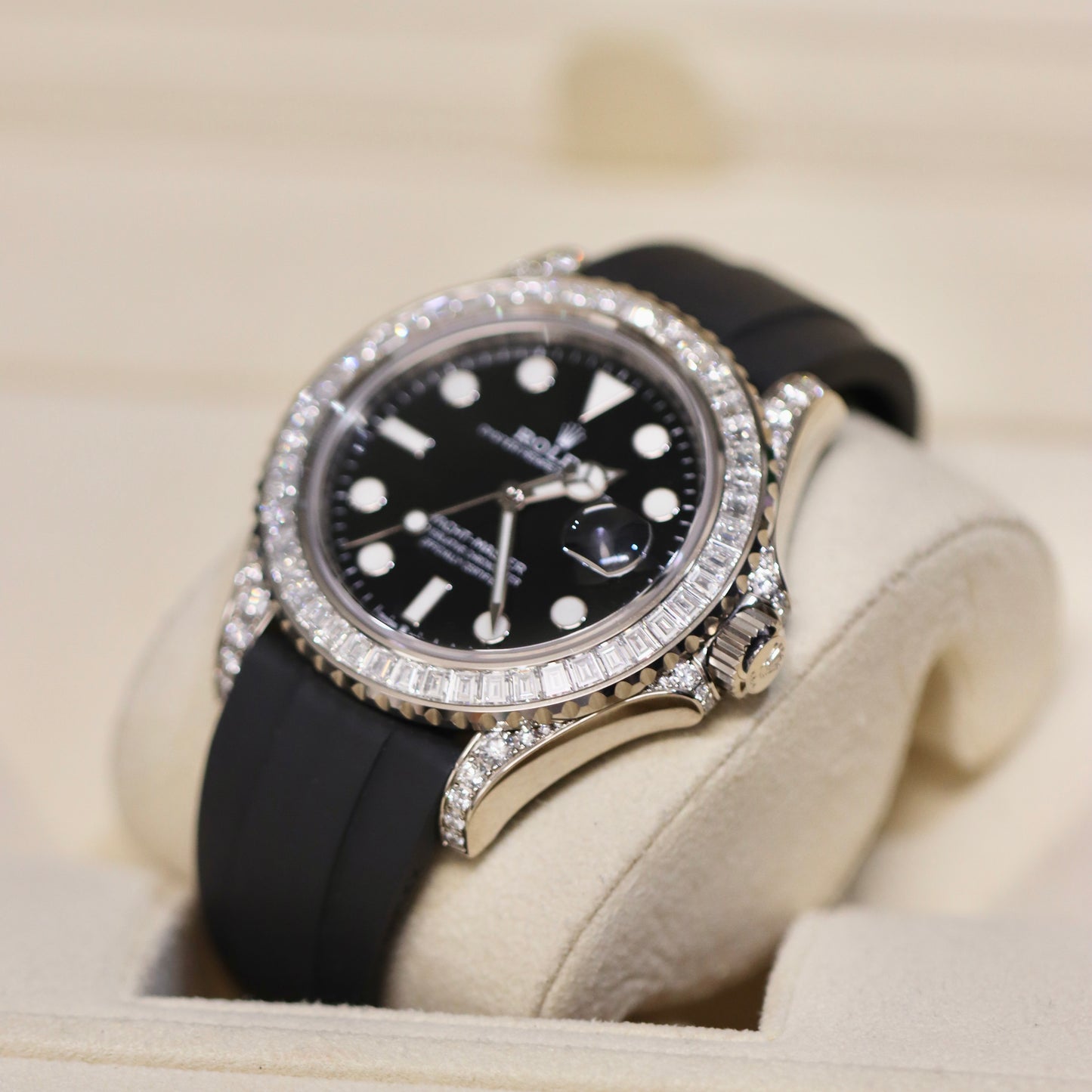 18K White Gold - Rolex Yacht-Master - 42MM - Factory Diamonds - 226679TBR - Box & Papers