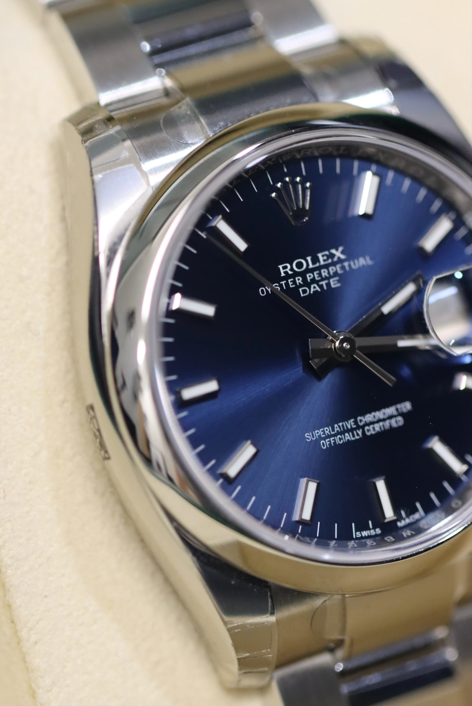 Unworn Discontinued Rolex Oyster Date 34mm