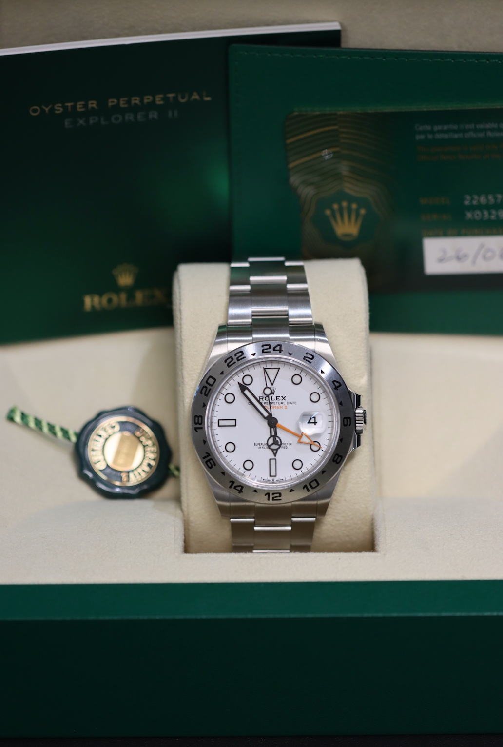 Rolex Explorer II - 41MM - White Polar - 226570