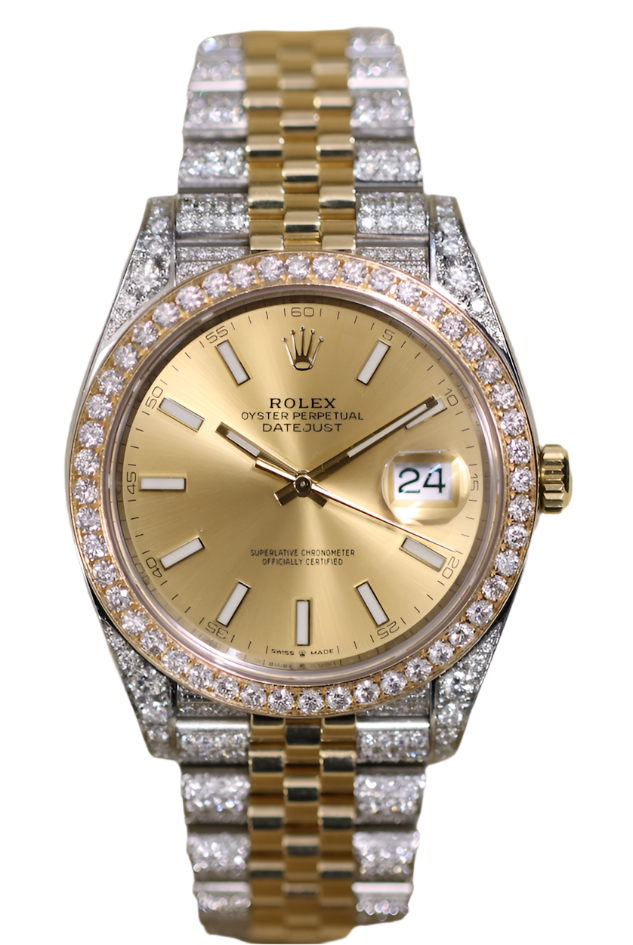 41mm Rolex Datejust 126333 - F VS Diamonds