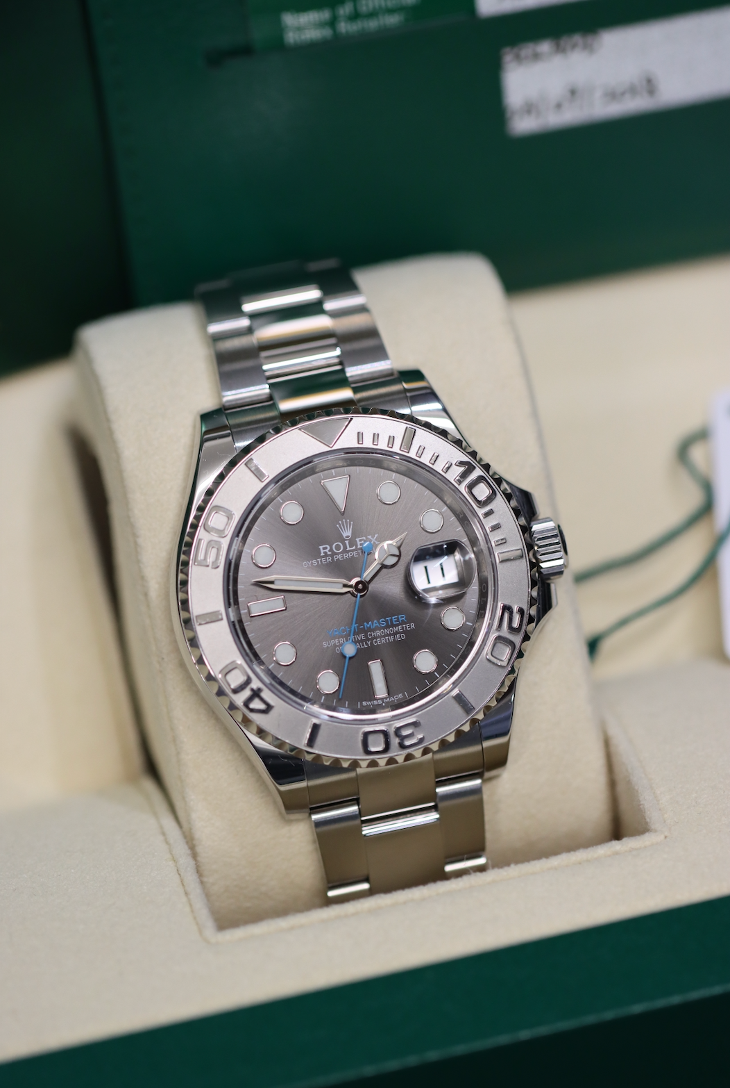 2018 Rolex Yatchmaster Rhodium 40MM 116622