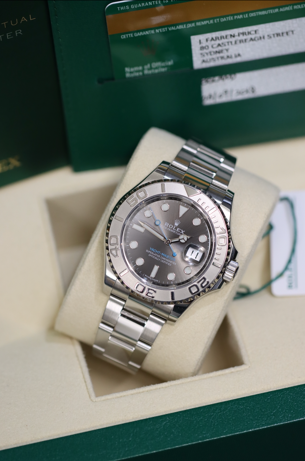 2018 Rolex Yatchmaster Rhodium 40MM 116622