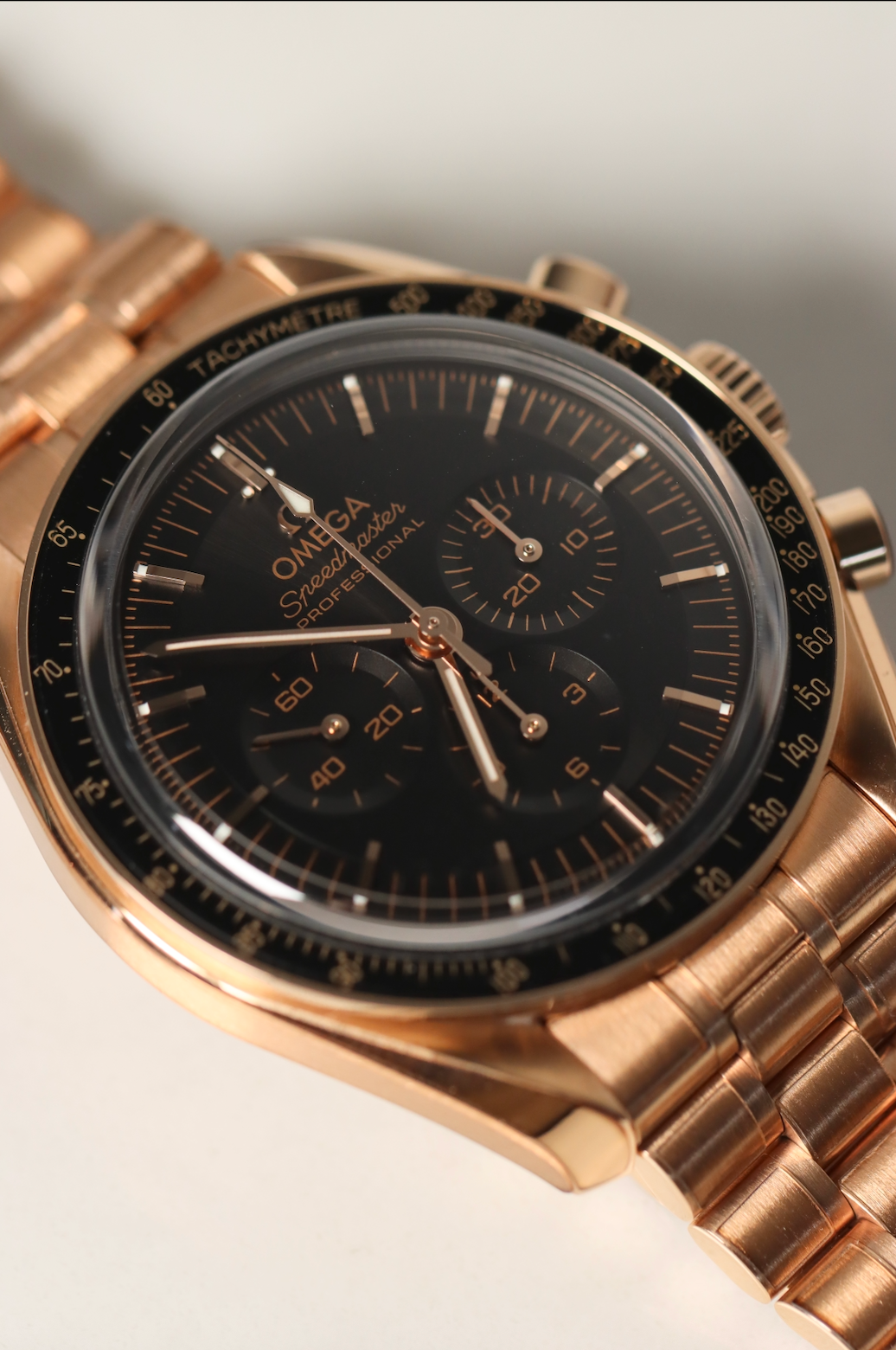 2022 Omega Speedmaster Moonwatch Professional Sedna Gold