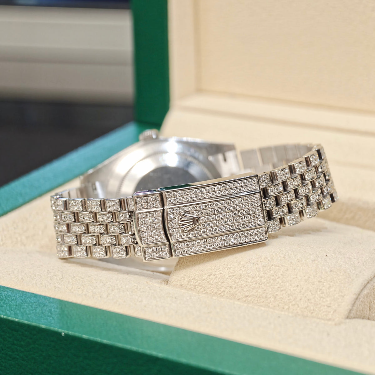 Rolex Datejust 41MM - 126300 - Custom Diamond Set F VS Naturals