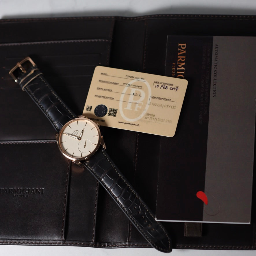 18K Rose Gold Parmigiani Fleurier Tonda 1950