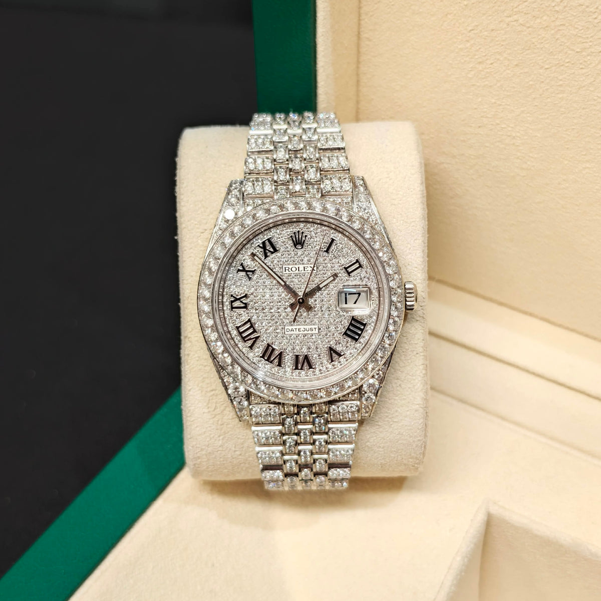 Rolex Datejust 41MM - 126300 - Custom Diamond Set F VS Naturals