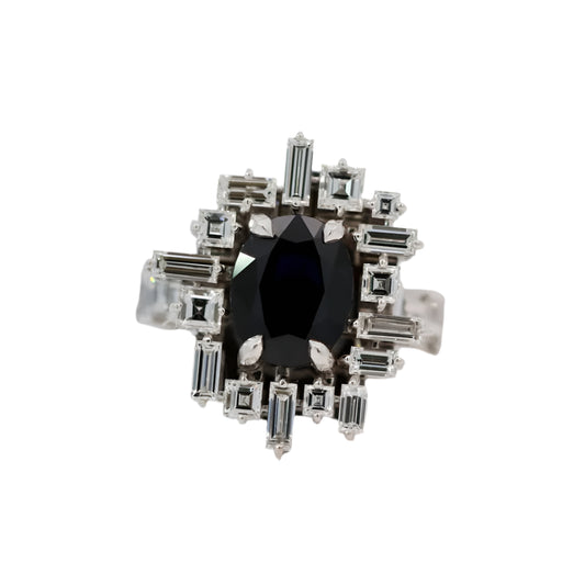 Canturi 'Stella' Ring - Australian Sapphire & VS Diamonds