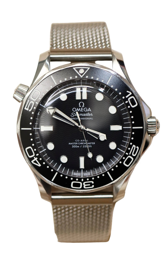 2025 Seamaster Diver 300M 42mm Ref. 210.30.42.20.01.010 Automatic Black Dial — Full Set