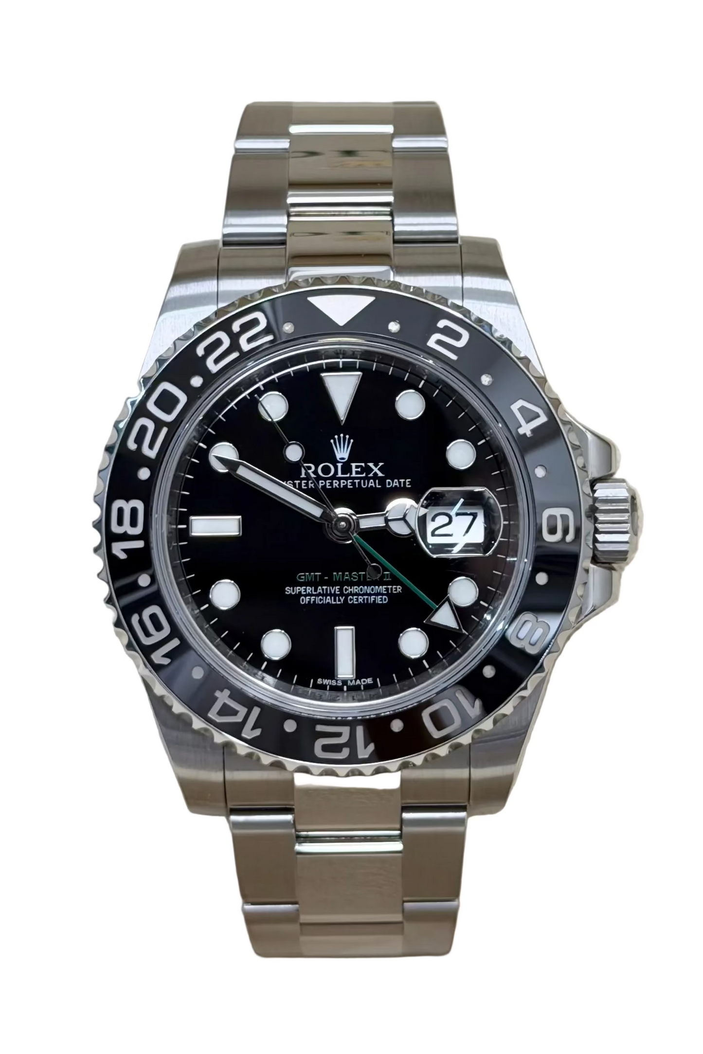 2012 Rolex GMT-MASTER II - 'Green Arrow' - 116710LN - Box & Papers