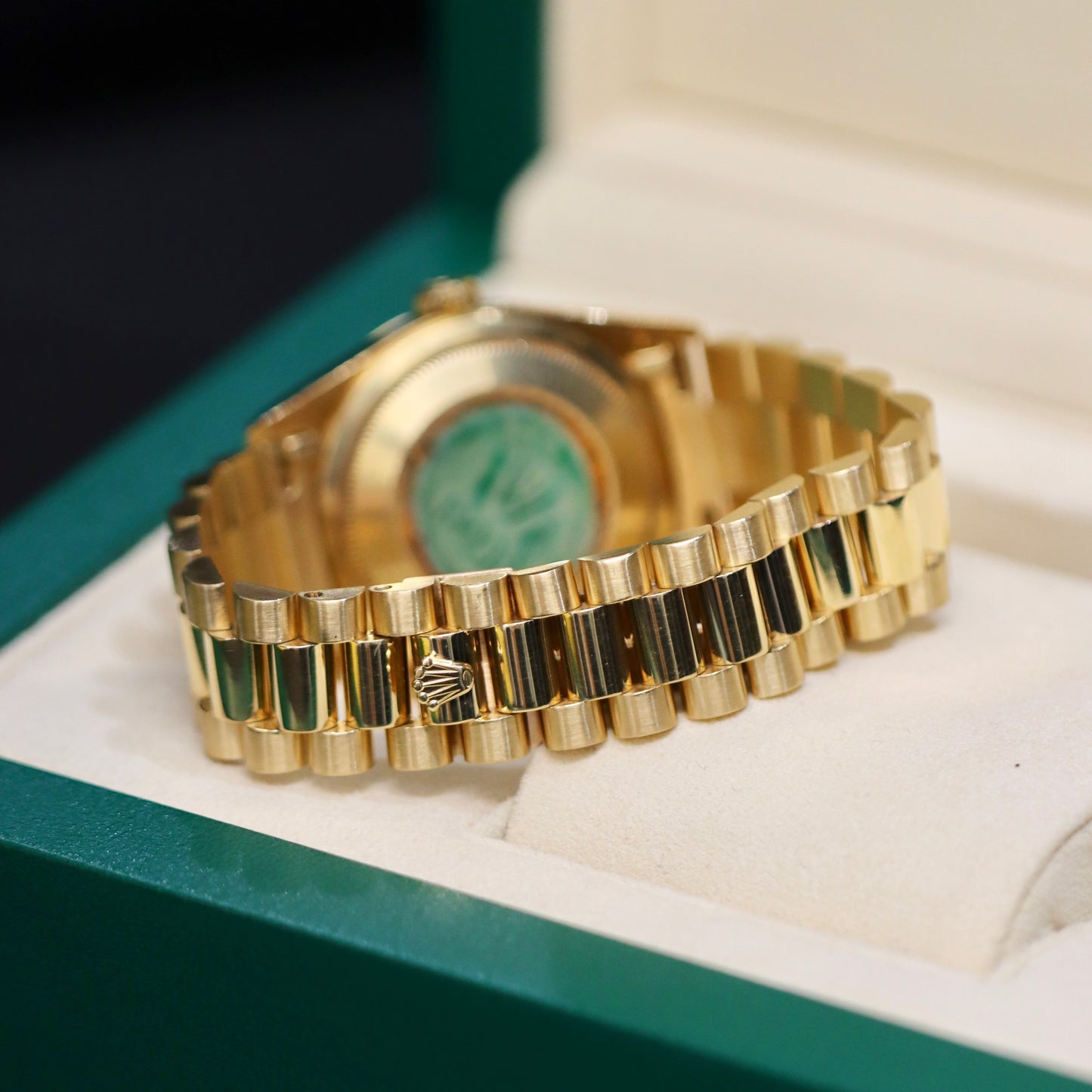Rolex Day-Date 36MM - Rare Blue Sapphire & Diamond String Dial - 18238
