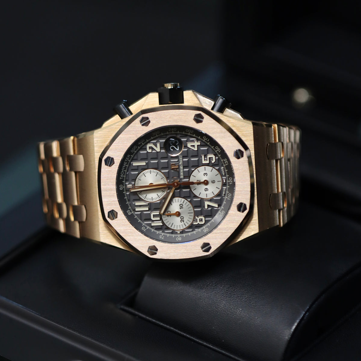 Audemars Piguet Offshore 'Brick' 18K Rose Gold - 26470OR - Full Set Box & Papers