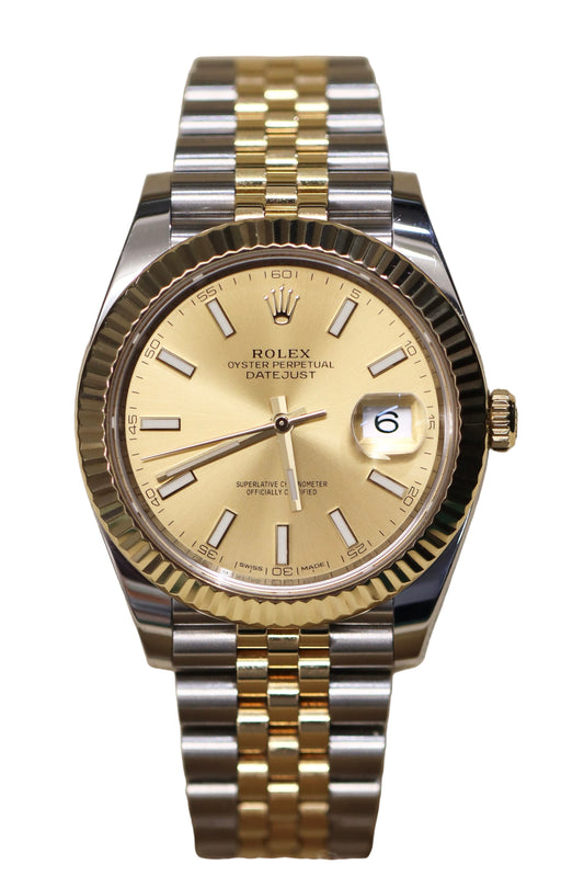 Rolex Datejust 41mm 126333 - Champagne Index