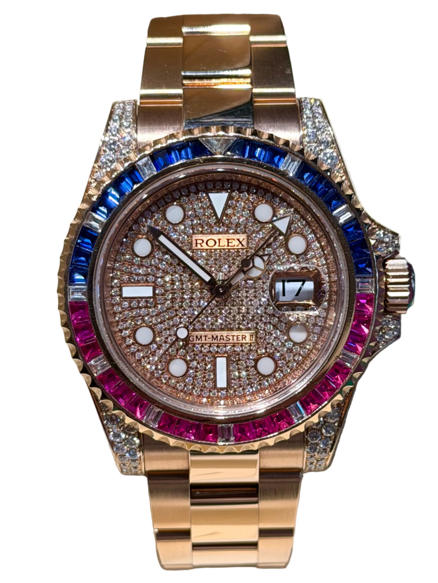 Rolex GMT-Master II 126715CHNR - Rubies - Sapphires - Diamonds