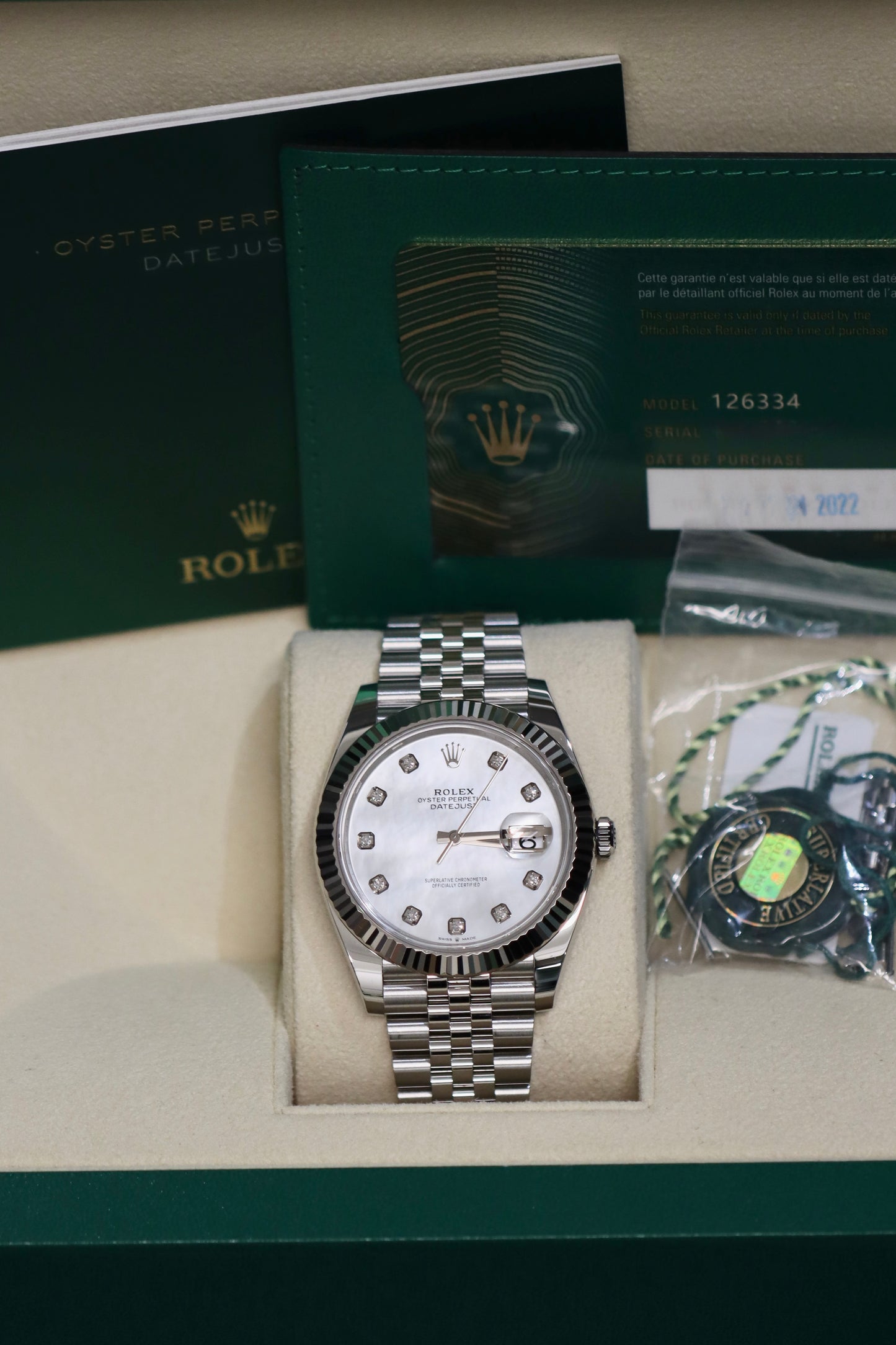 Rolex Datejust 41mm - Diamond & MOP