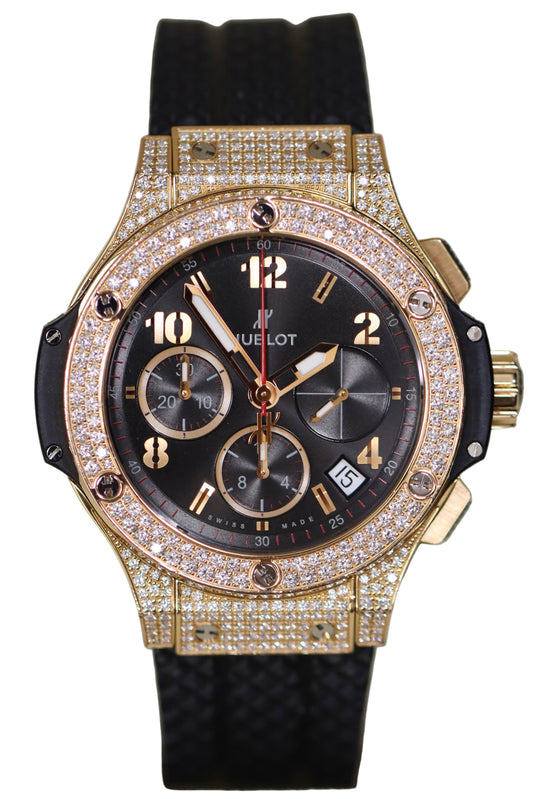 Hublot Classic Fusion KING-GOLD FACTORY PAVÉ Diamonds 41mm 341.PX.130.RX.174