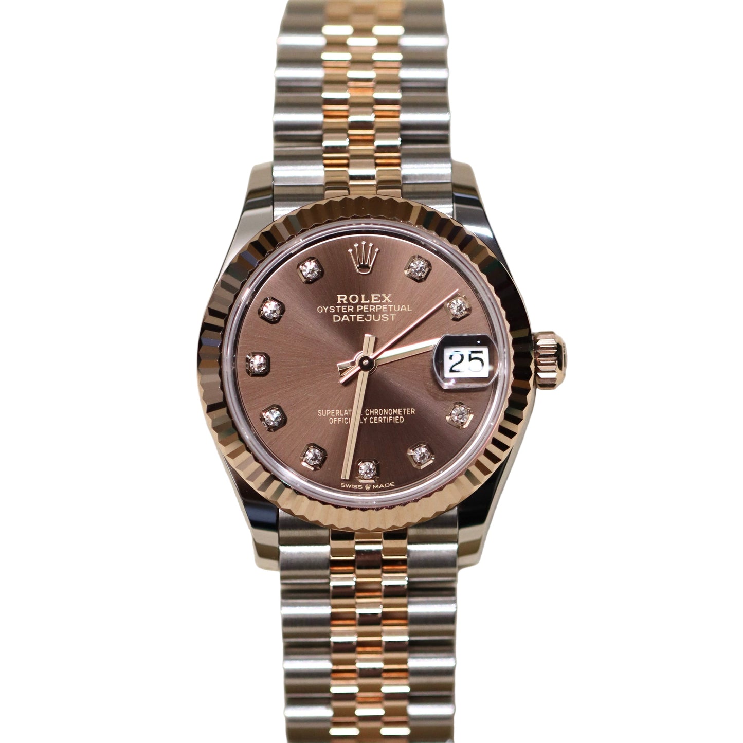 2025 Rolex Datejust - Chocolate w/ Dimond Markers - 31MM