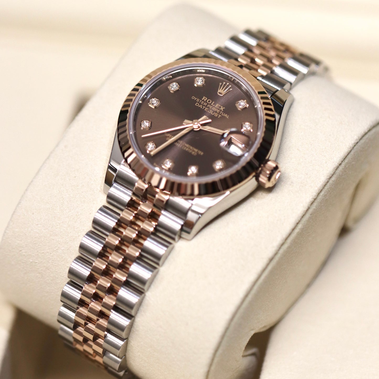 2025 Rolex Datejust - Chocolate w/ Dimond Markers - 31MM