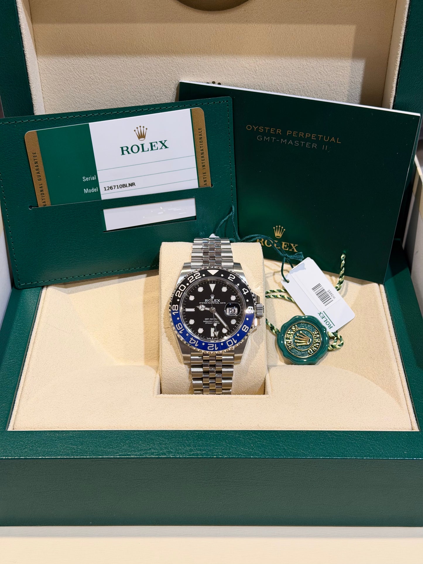 2019 Rolex GMT-Master II 'Batgirl' Jubilee - 126710BLNR