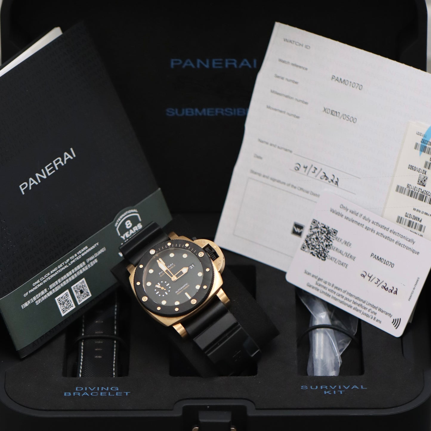 Panerai Luminor Submersible 18k Goldtech OroCarbo