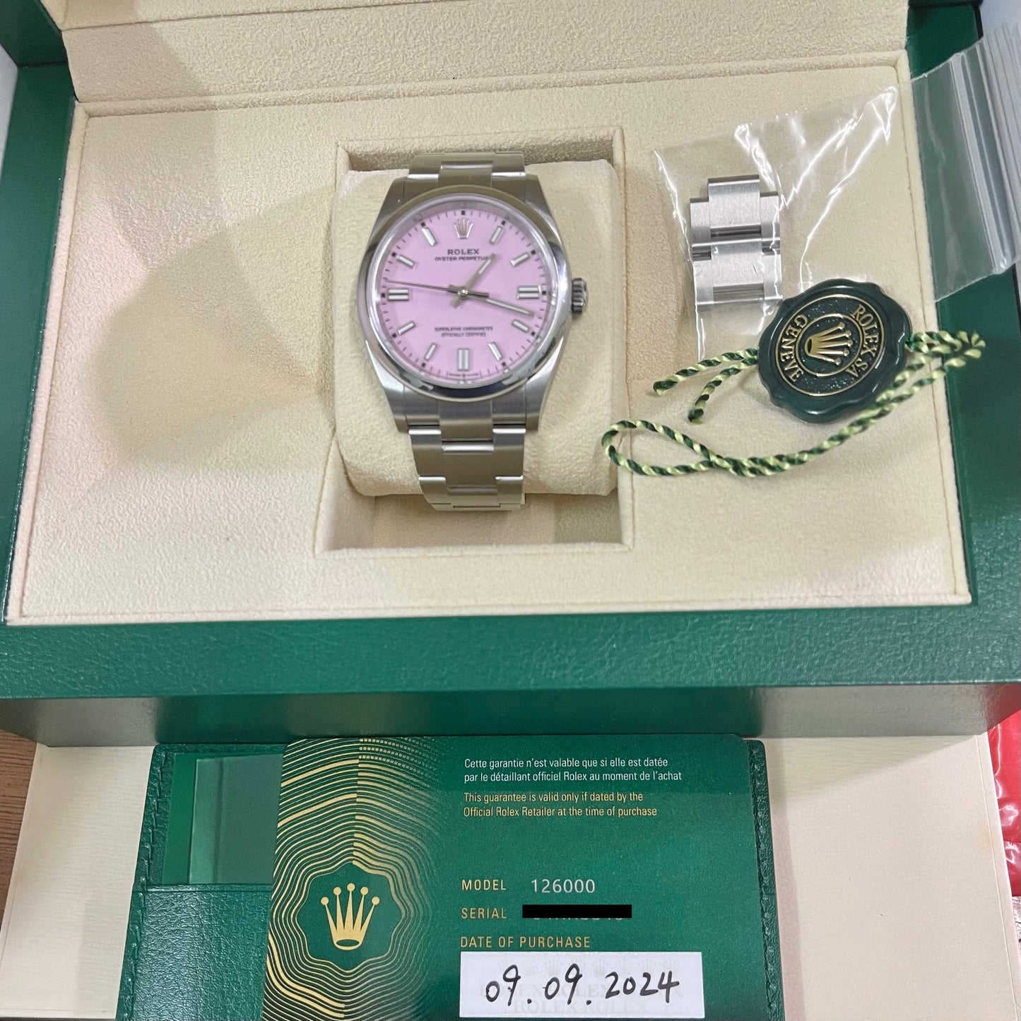 ON HOLD - 2024 Rolex Oyster Perpetual 36MM - Candy Pink - Unworn