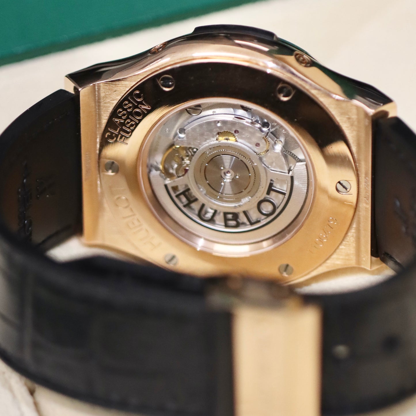 Hublot Aerofusion Moonphase 18K King Gold - VS Diamonds - 517.OX.0180.LR