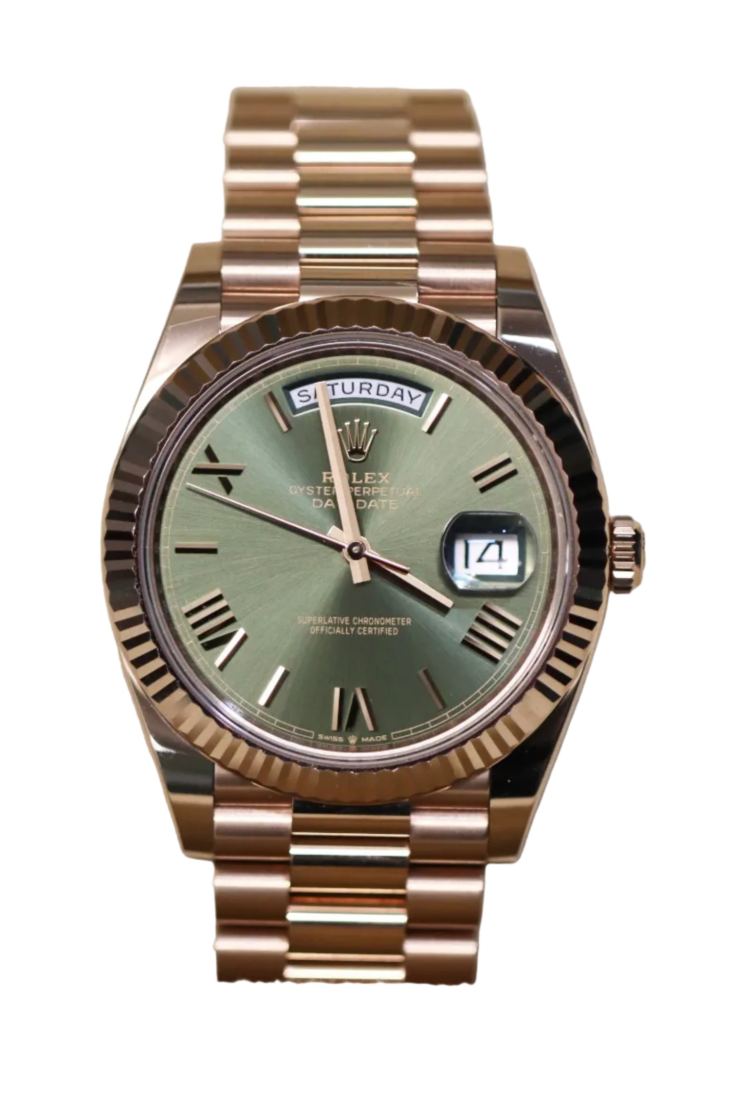 2025 Rolex Day-Date Olive Everose - 228235