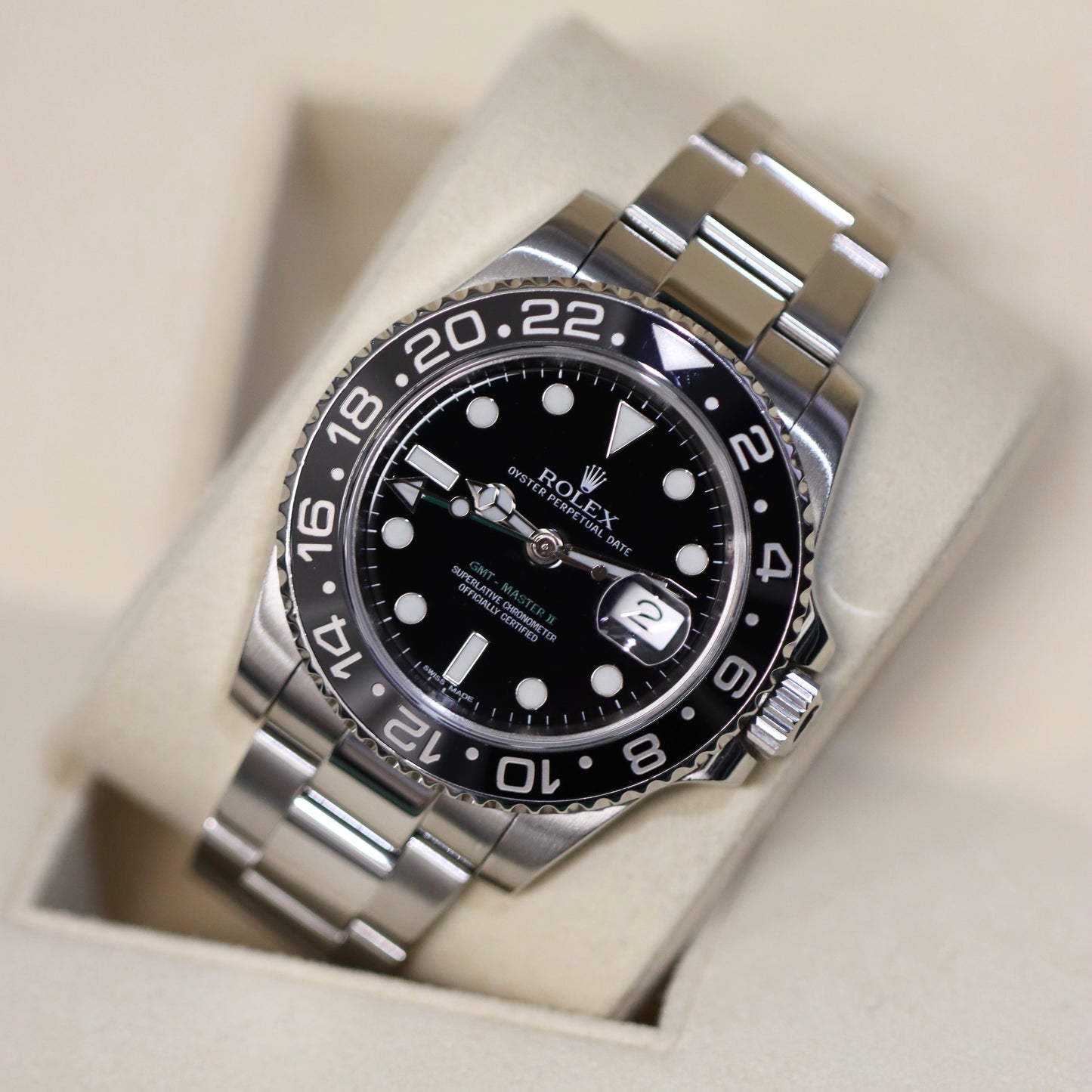2010 Rolex GMT-MASTER II - 116710LN - Green Arrow - 40MM