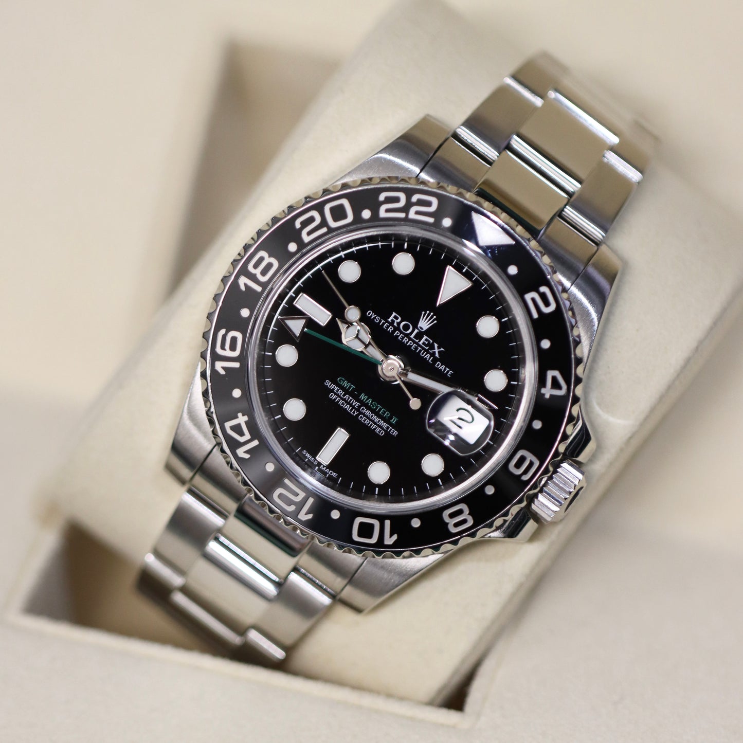 2010 Rolex GMT-MASTER II - 116710LN - Green Arrow - 40MM