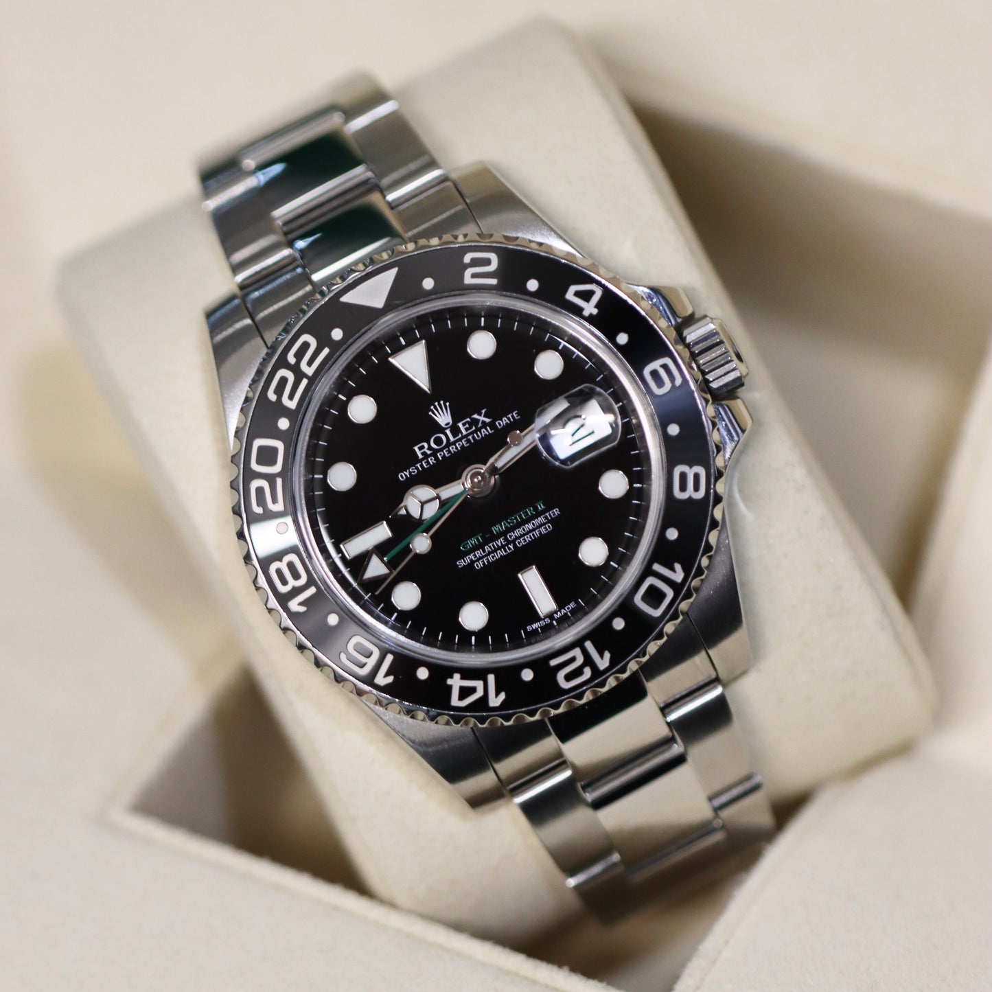 2010 Rolex GMT-MASTER II - 116710LN - Green Arrow - 40MM