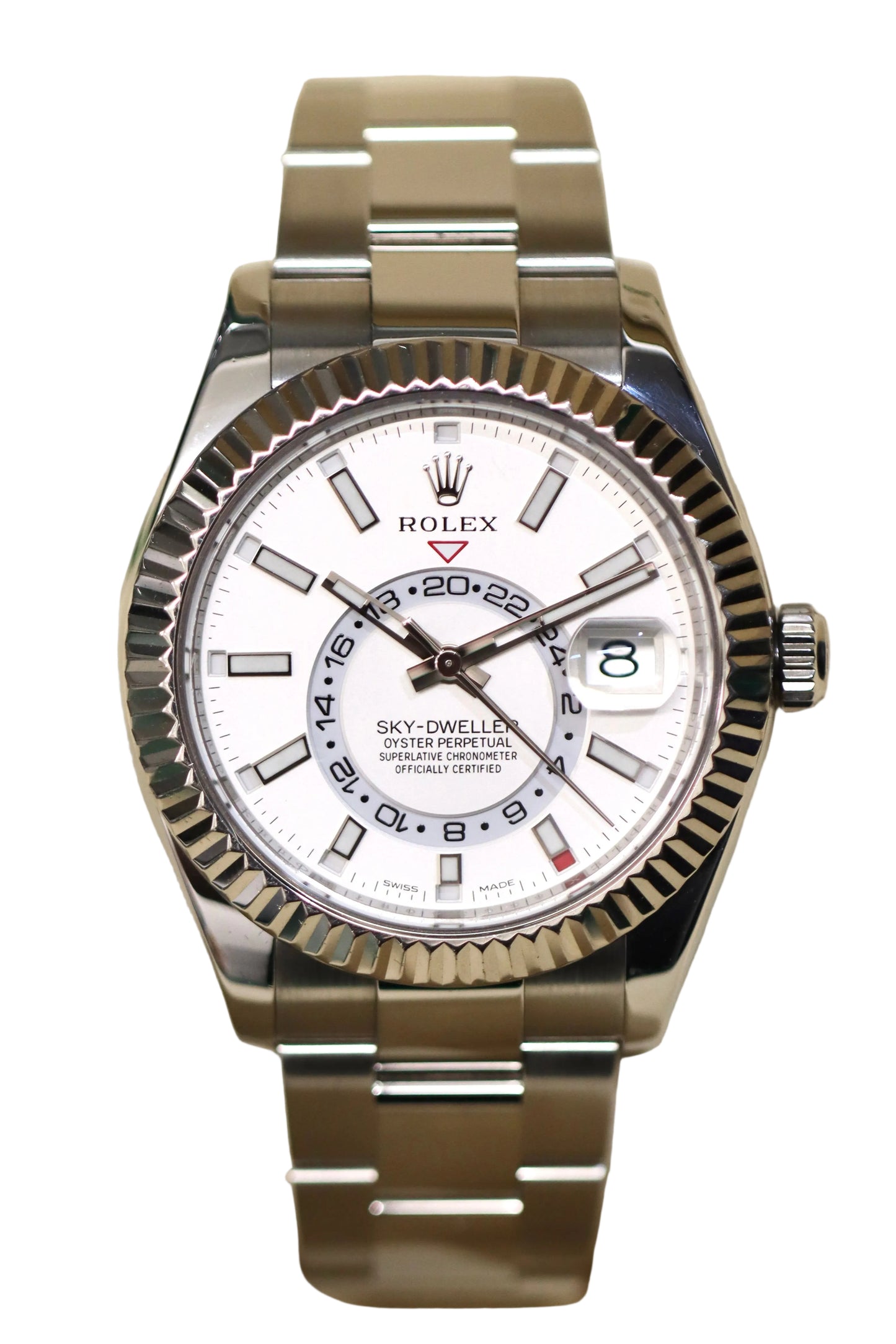 2019 Rolex Sky-Dweller 326934 - Steel - White Index - B&P