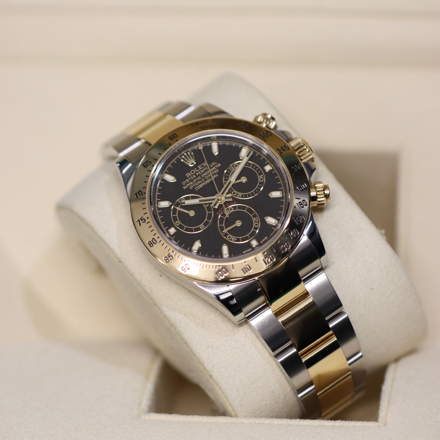 Rolex Daytona Cosmograph - 116523 - 18K Gold & Steel