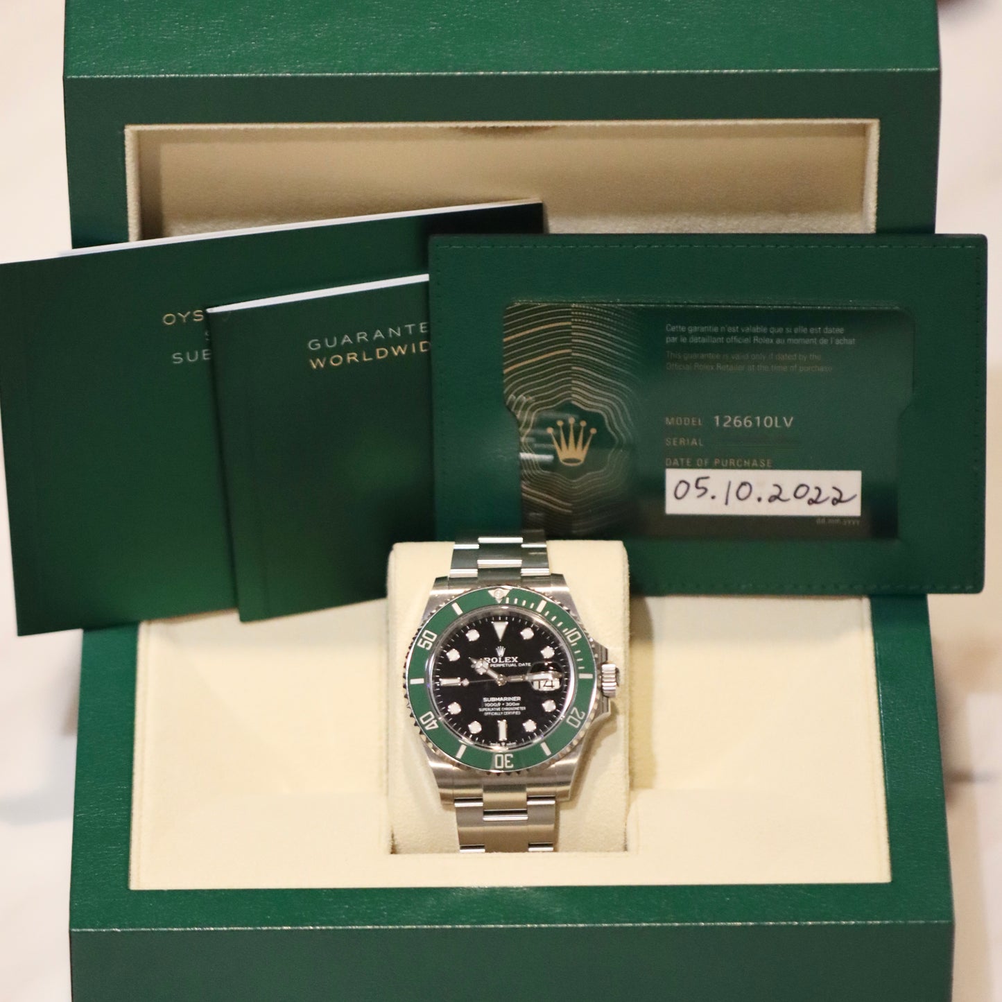 2022 Rolex Submariner 'Starbucks MKI' 126610LV - Box & Papers