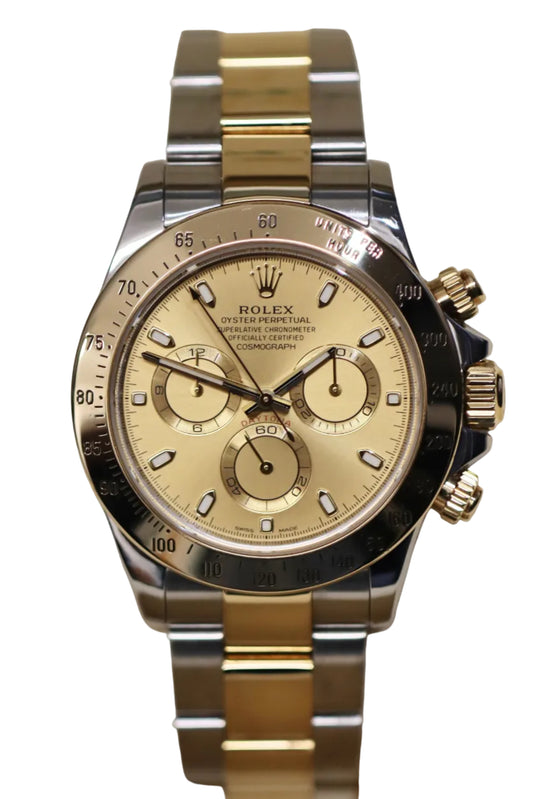 2008 Rolex Daytona - 40MM - 116523 - Champagne - Box & Papers