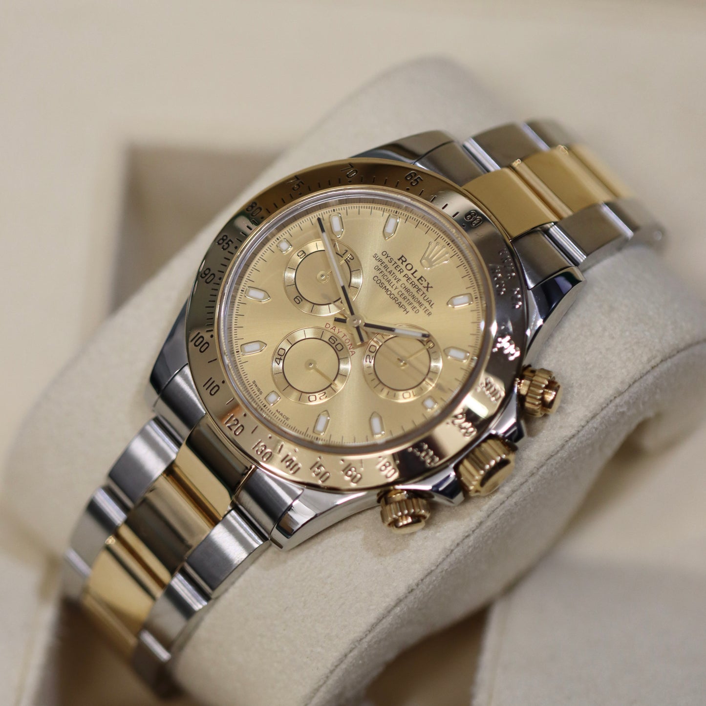 2008 Rolex Daytona - 40MM - 116523 - Champagne - Box & Papers