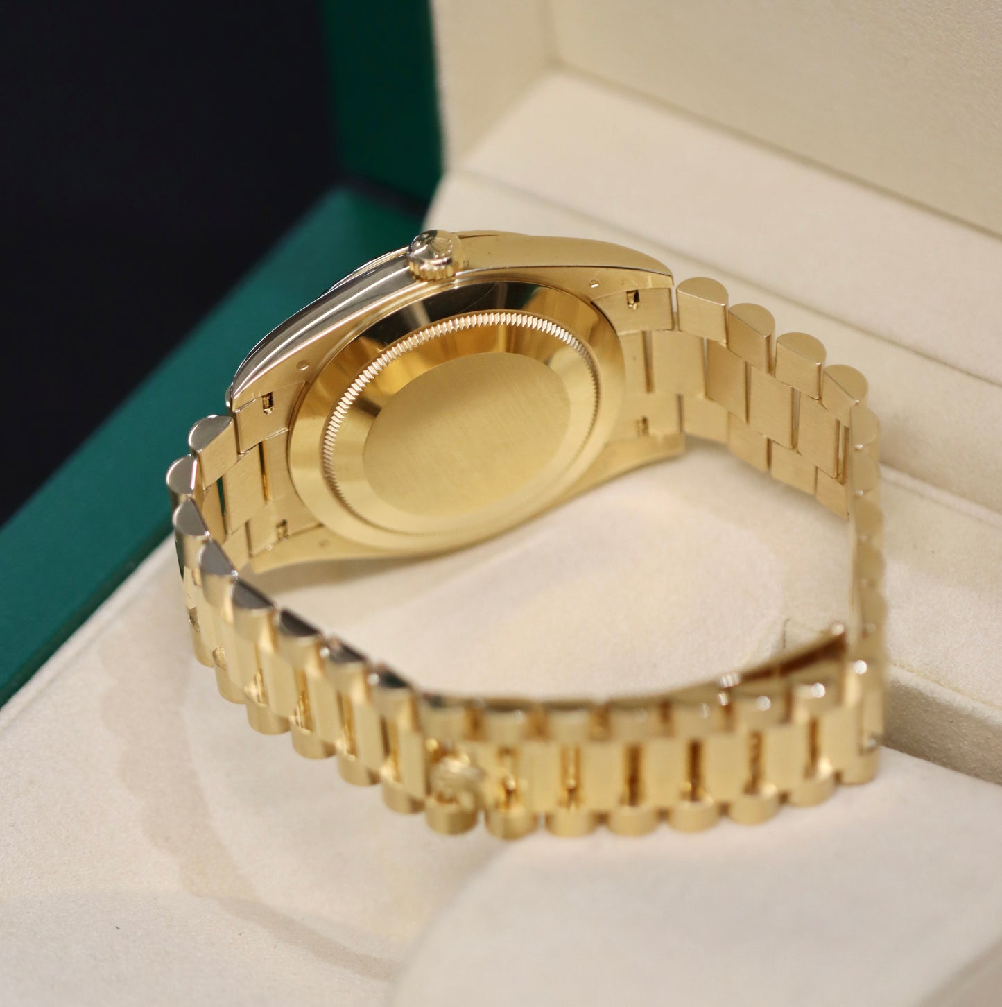 2022 Rolex Day-Date 40MM - 228238 - Champagne Roman - Box & Papers