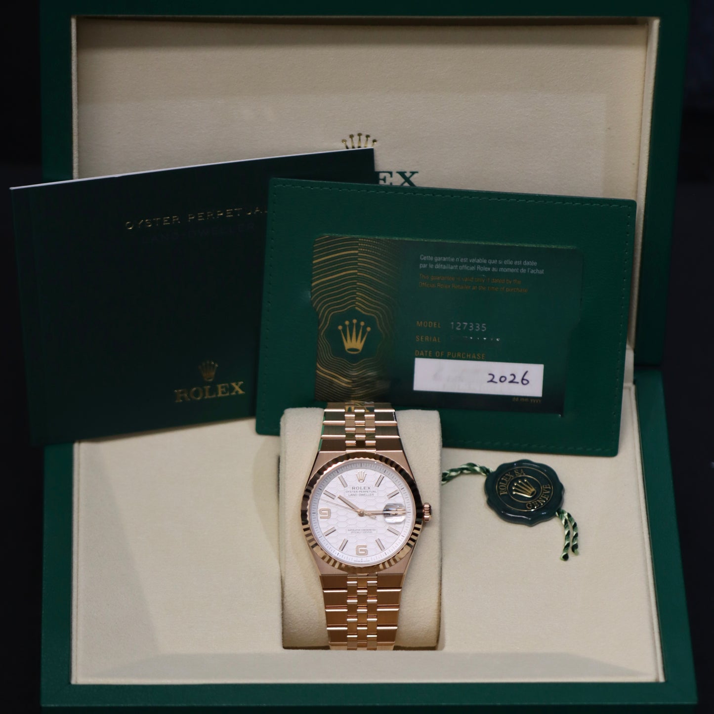 2026 Rolex Land-Dweller - 40MM - Everose Gold - Unworn