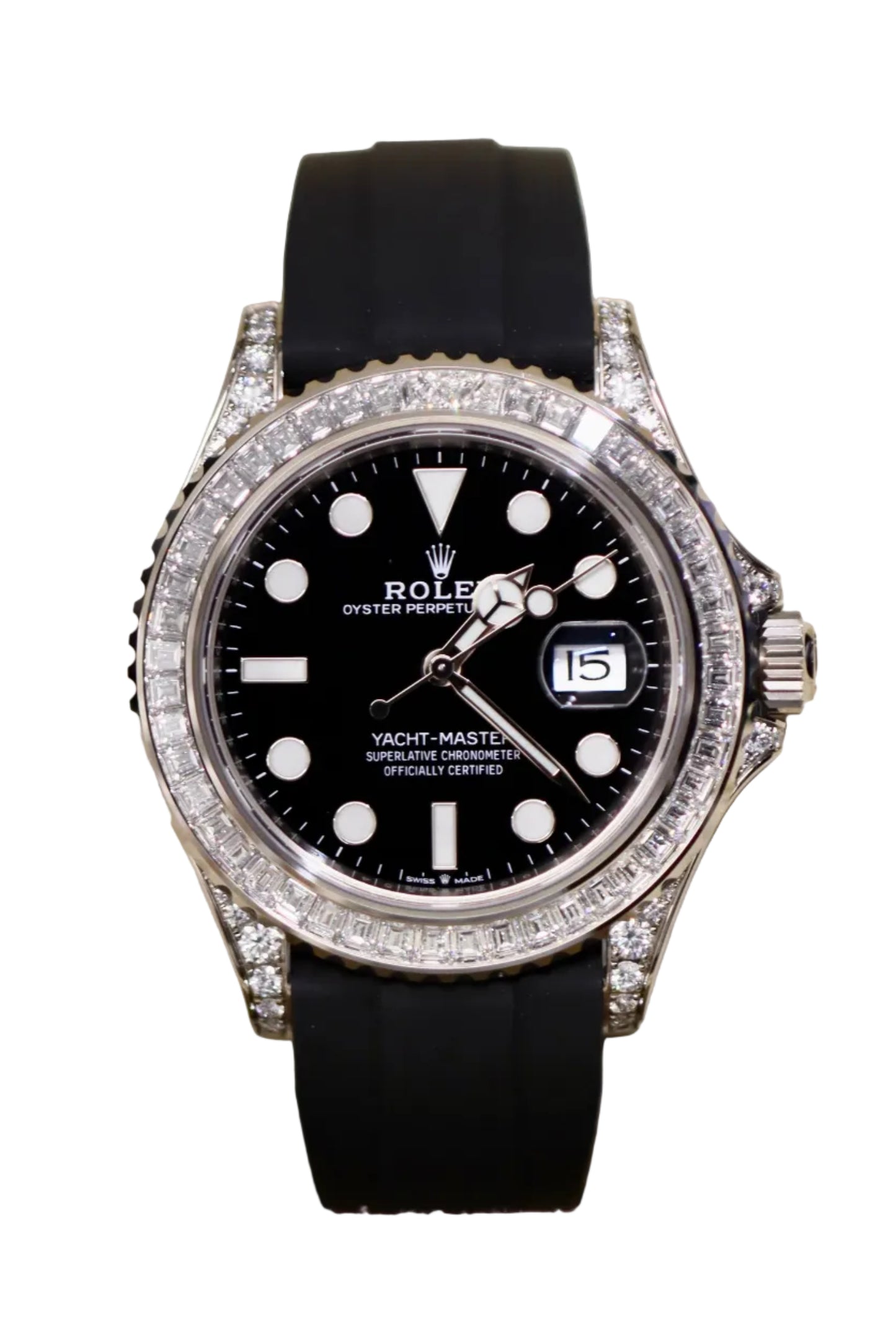 18K White Gold - Rolex Yacht-Master - 42MM - Factory Diamonds - 226679TBR - Box & Papers