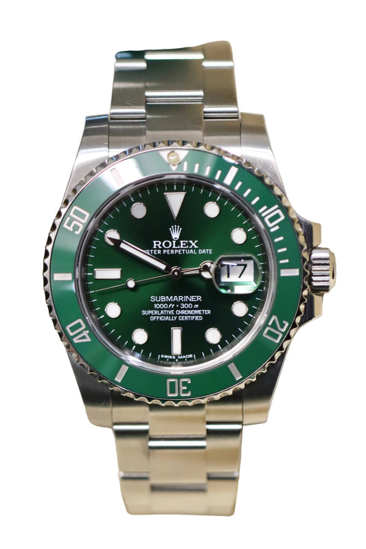 Rolex Submariner 'Hulk' 116610LV - 40MM - Box & Papers
