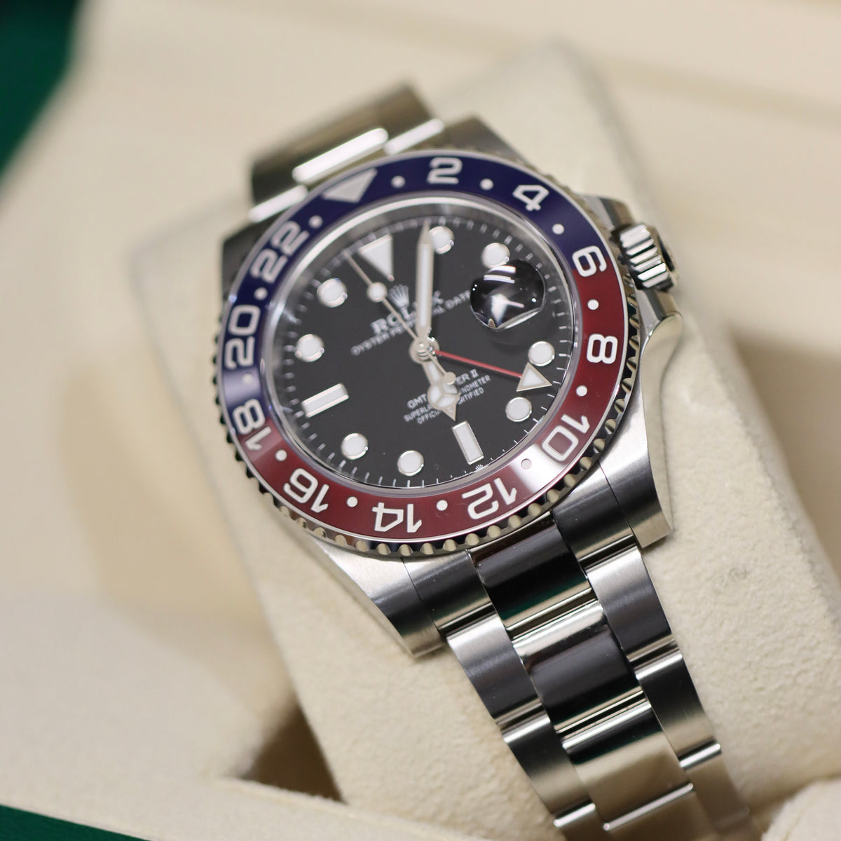 2024 Rolex GMT-MASTER II - PEPSI - 126710BLRO - Box & Papers