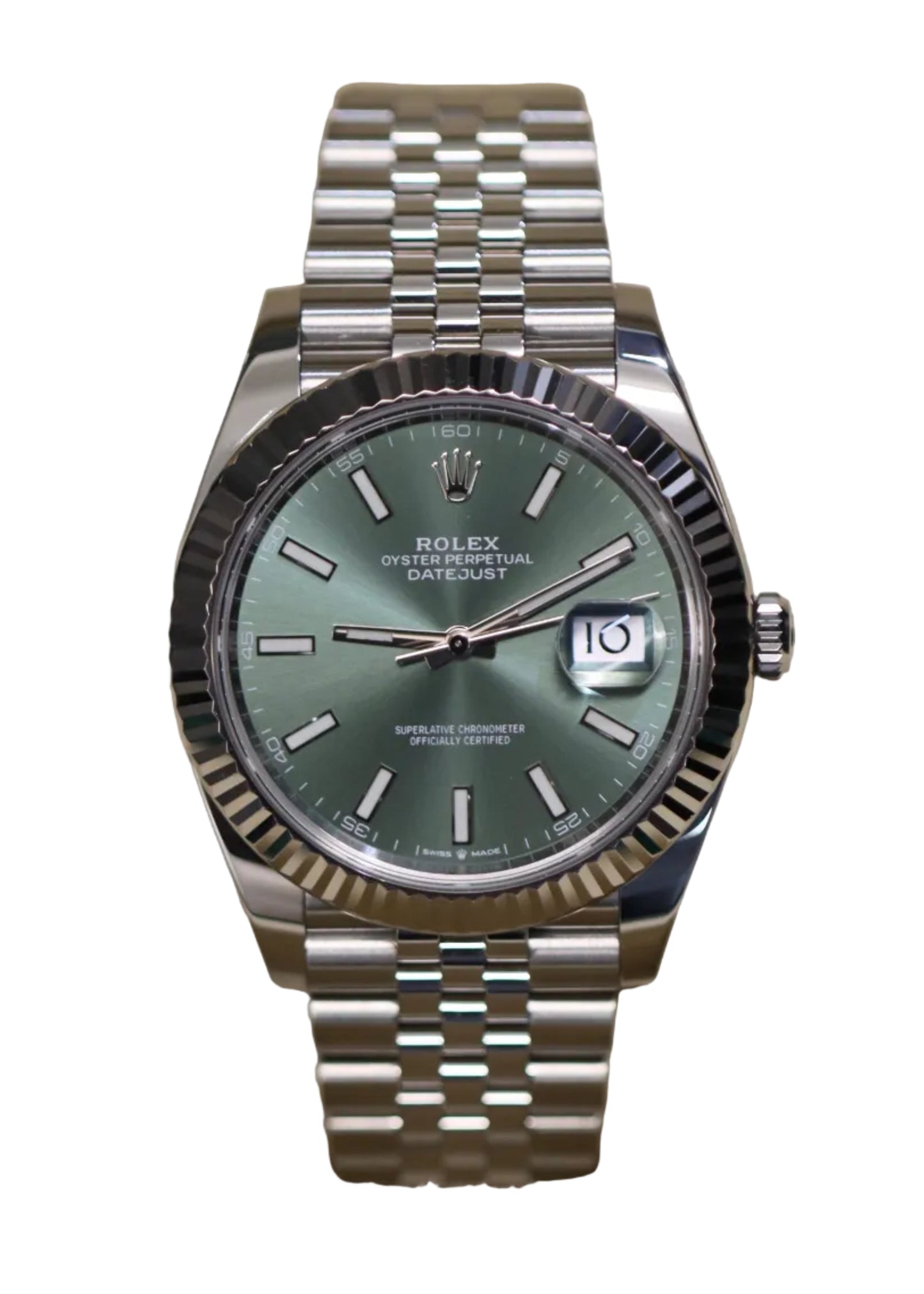 Rolex Datejust 41MM - Mint Green - B&P - Full Set - 126334