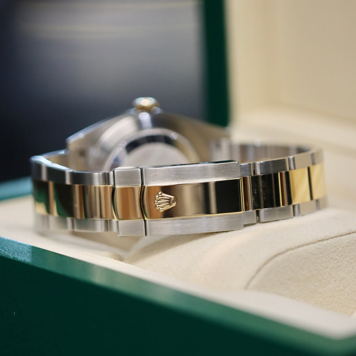Rolex Datejust 41MM - Black Diamond Dial - 18K Yellow Gold & Steel