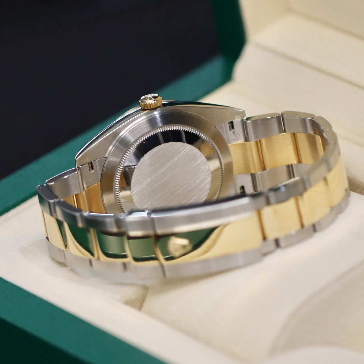 Rolex Datejust 41MM - Black Diamond Dial - 18K Yellow Gold & Steel