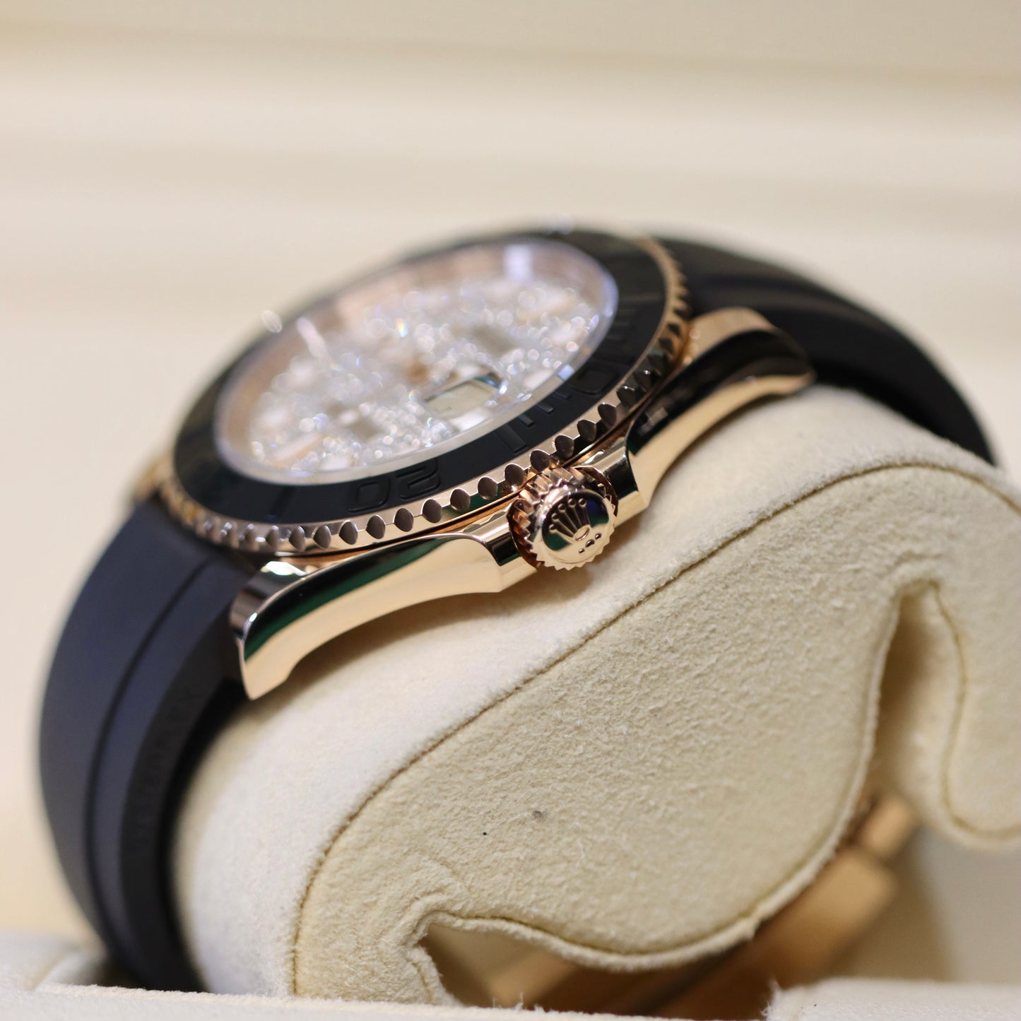 Discontinued - 2024 Rolex Yacht-Master 126655 - Factory Pave Diamond Dial