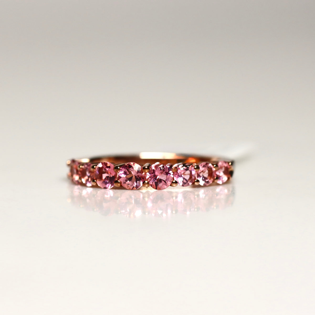 9ct Rose Gold Sapphire Dress Ring