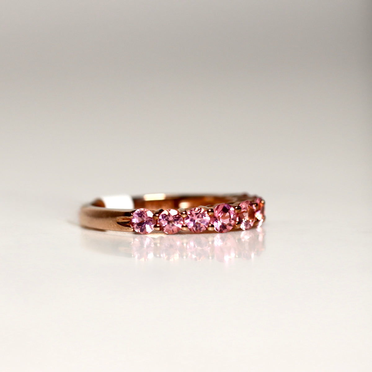 9ct Rose Gold Sapphire Dress Ring