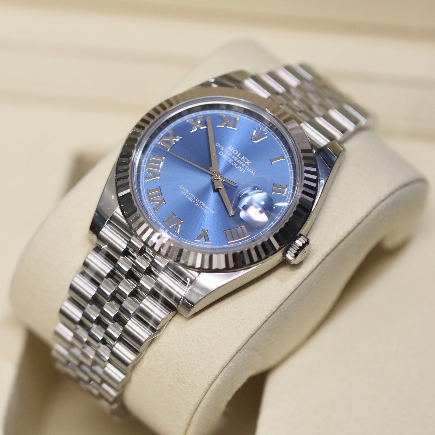 2026 Rolex Datejust 41MM - Azzuro Blue - Jubilee - Stickered - B&P